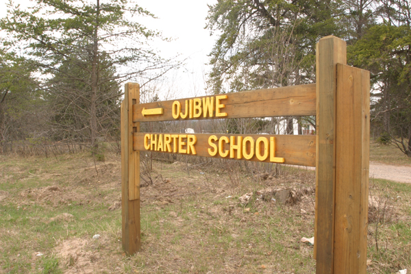 Upper Peninsula, Michigan Ojibwe Charter School on Bay Mills Indian Community.